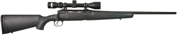 Savage Axis Bolt 308 Winchester 22" Black Synthetic Black